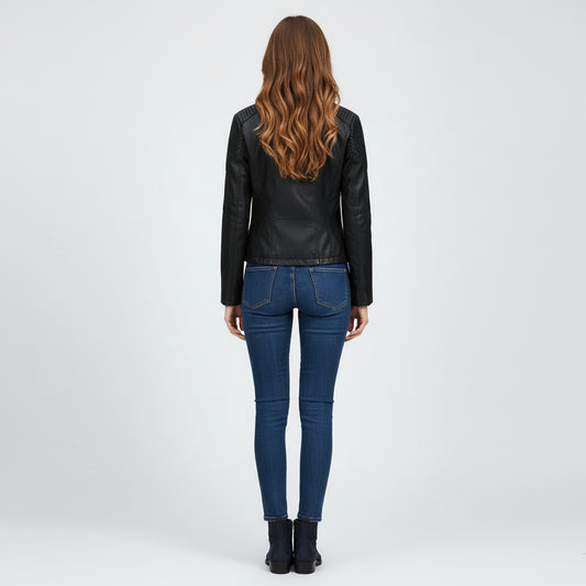 Chic Leather Jacket for Effortless Style and Comfort - Rebooters