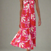 Sophia Elegant Dutch Neck Maxi Dress with Flowing Silhouette for Elegant Wear - Rebooters -Women's Dresses