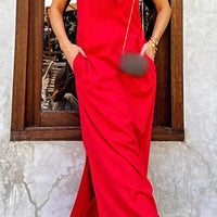 Bethany Floral Detail Pocket Maxi Dress for Effortless Style Rebooters Maxi Women's Dresses