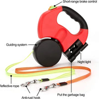 Rebooters Twin-Line Retractable Dog Lead | Rebooters