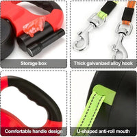 Rebooters Twin-Line Retractable Dog Lead | Rebooters