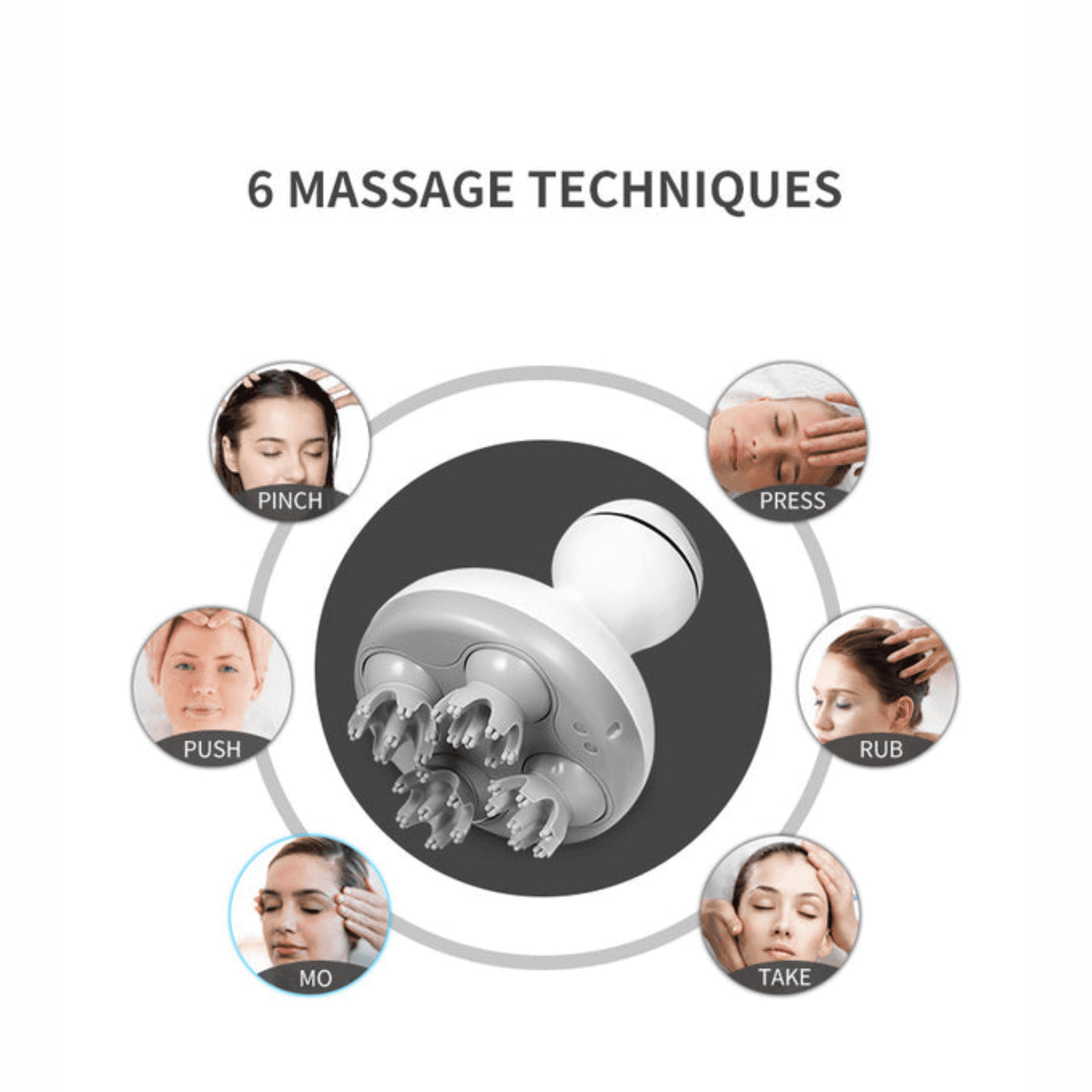Revitalizing Electric Scalp Massager for Ultimate Relaxation - Rebooters