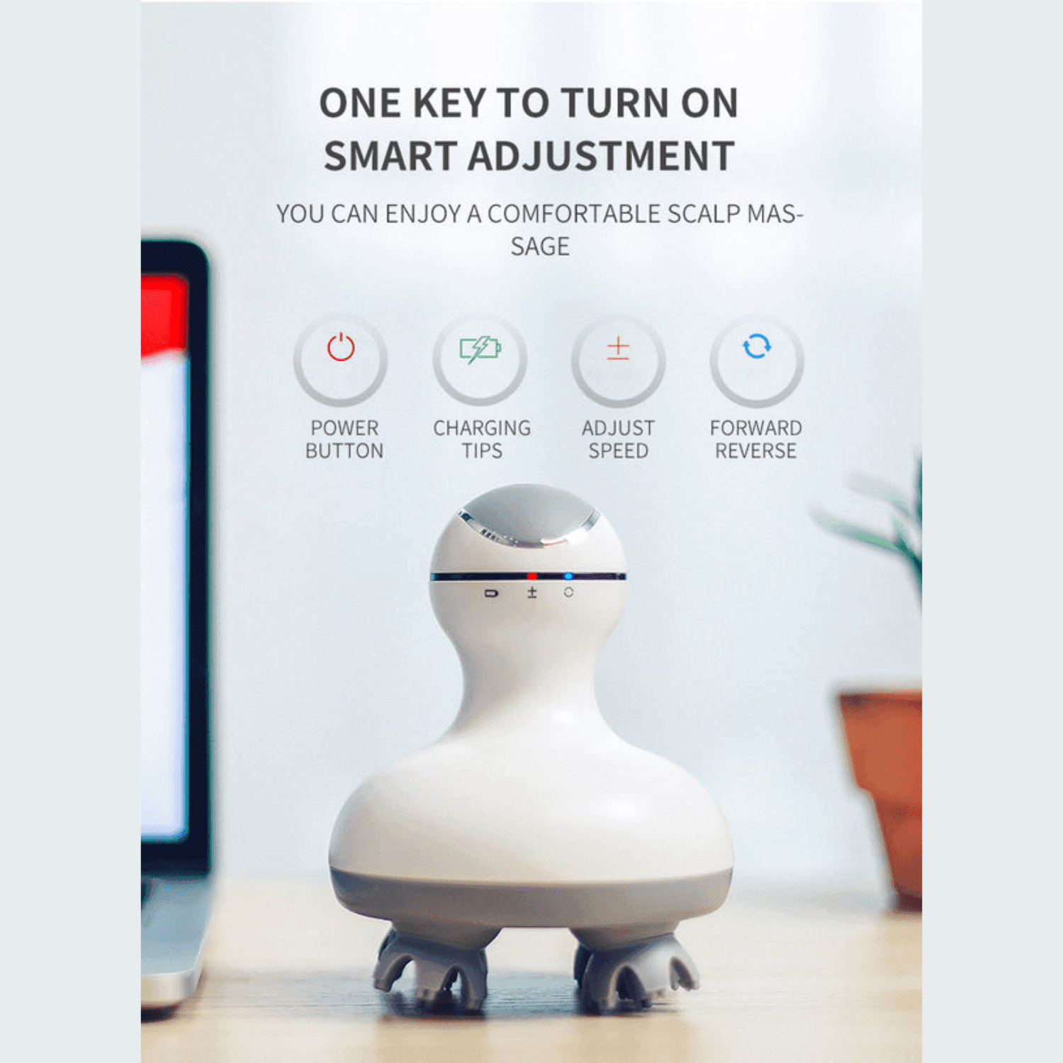 Revitalizing Electric Scalp Massager for Ultimate Relaxation - Rebooters