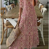 Amaris Women's Floral Sleeveless Maxi Dress for Summer Rebooters Maxi Women's Dresses