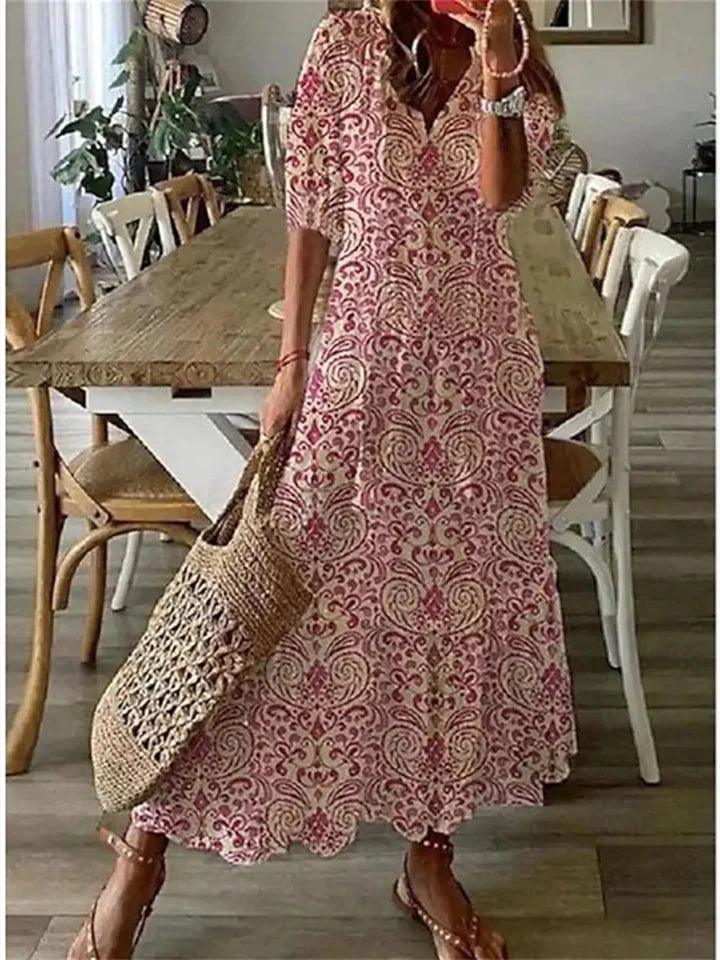Amaris Women's Floral Sleeveless Maxi Dress for Summer Rebooters Maxi Women's Dresses