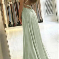 Elegant Malia Women's Evening Prom Gown with High Slit Rebooters Maxi Women's Dresses