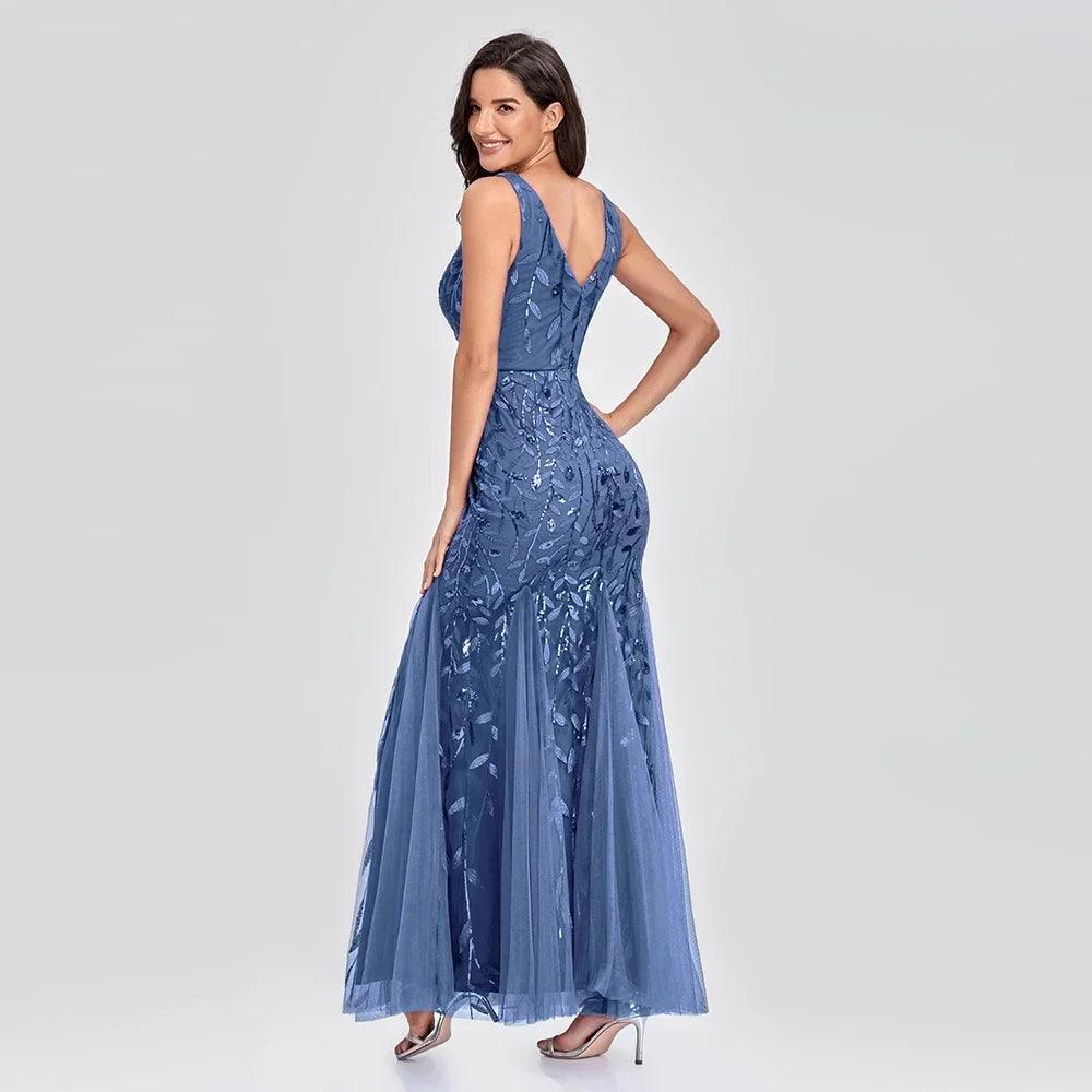 Athena Women's Evening Prom Gown with Sequin Details Rebooters Maxi Women's Dresses