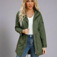 Lena Women's Cotton Hooded Trench Coat Stylish Windbreaker - Rebooters