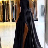 Elegant Malia Women's Evening Prom Gown with High Slit Rebooters Maxi Women's Dresses