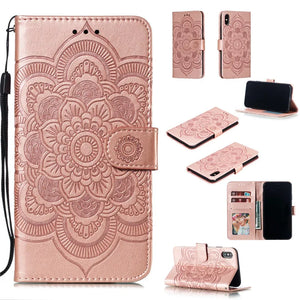 Chic Floral Leather Wallet Case for Your iPhone - Rebooters