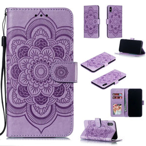 Chic Floral Leather Wallet Case for Your iPhone - Rebooters