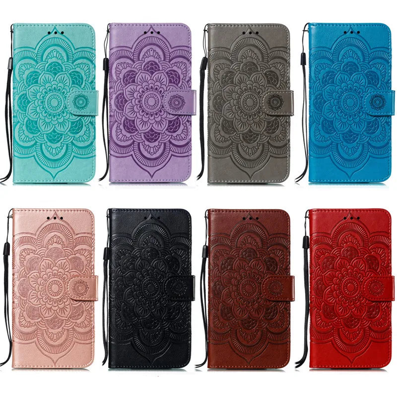 Chic Floral Leather Wallet Case for Your iPhone - Rebooters