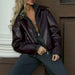 Stylish Raven Women's Red Leather Streetwear Jacket for Bold Fashion - Rebooters