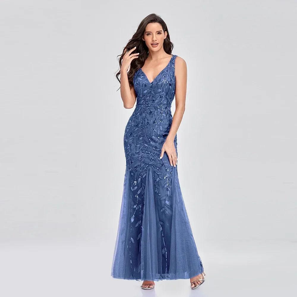 Athena Women's Evening Prom Gown with Sequin Details Rebooters Maxi Women's Dresses