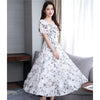 Floral Print Kayla Women's Maxi Dress with Flowy Silhouette Rebooters Maxi Women's Dresses