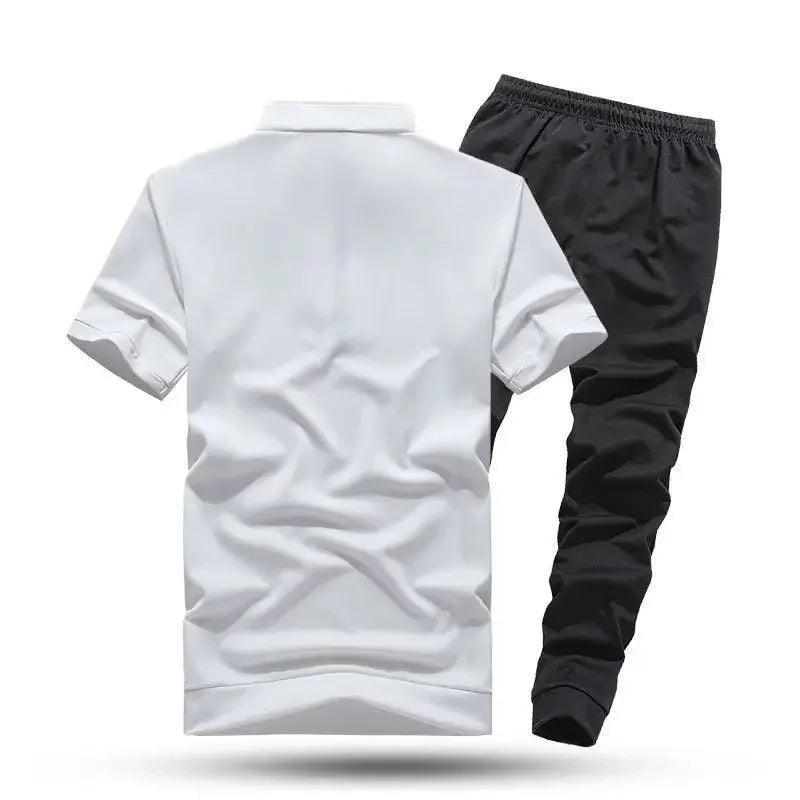 Men's Stand-Up Collar Two-Piece Set for Modern Style Rebooters mens 2 piece set