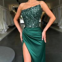 Liliana Women's Evening Prom Dress with High Slit Design - Rebooters -Women's Dresses