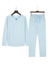 Men's Long Sleeve Top and Drawstring Pants Set for Comfort Rebooters mens 2 piece set