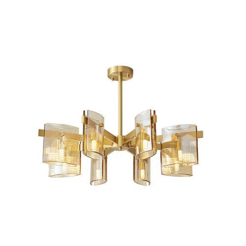 Gold Multi-Arm Bedroom Modern Chandelier for Stylish Decor | Rebooters - Rebooters