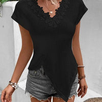 Elegant V-Neck Shirt Top for Women - Casual Chic Style Rebooters Womens Shirts