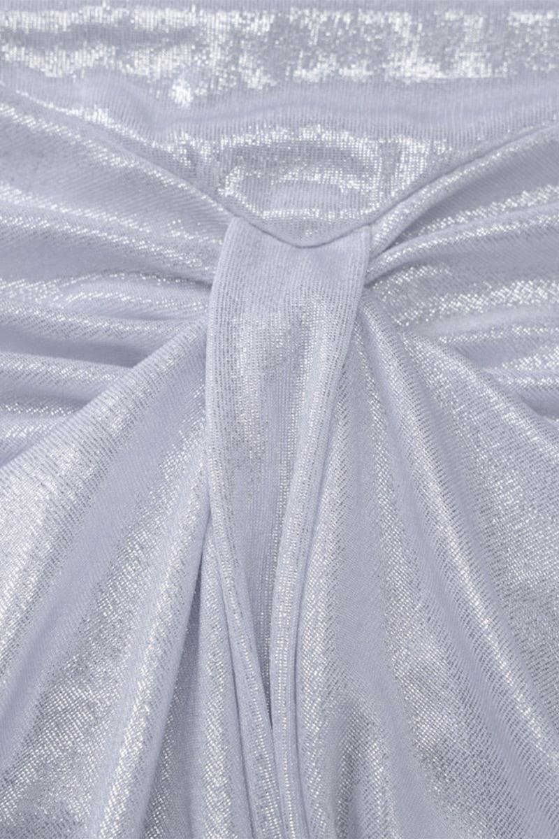 Sophia Metallic Ruched Bodycon Maxi Dress for Elegant Events - Rebooters -Women's Dresses