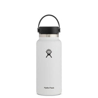 Hydro Flask 32 oz Wide Mouth with Flex Cap 2.0 – White, Stainless Steel, Vacuum Insulated, BPA-Free