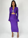 Avianna Women's Evening Dress with Flared Sleeves Rebooters Maxi Women's Dresses
