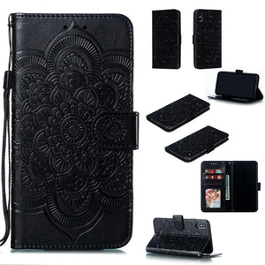 Chic Floral Leather Wallet Case for Your iPhone - Rebooters