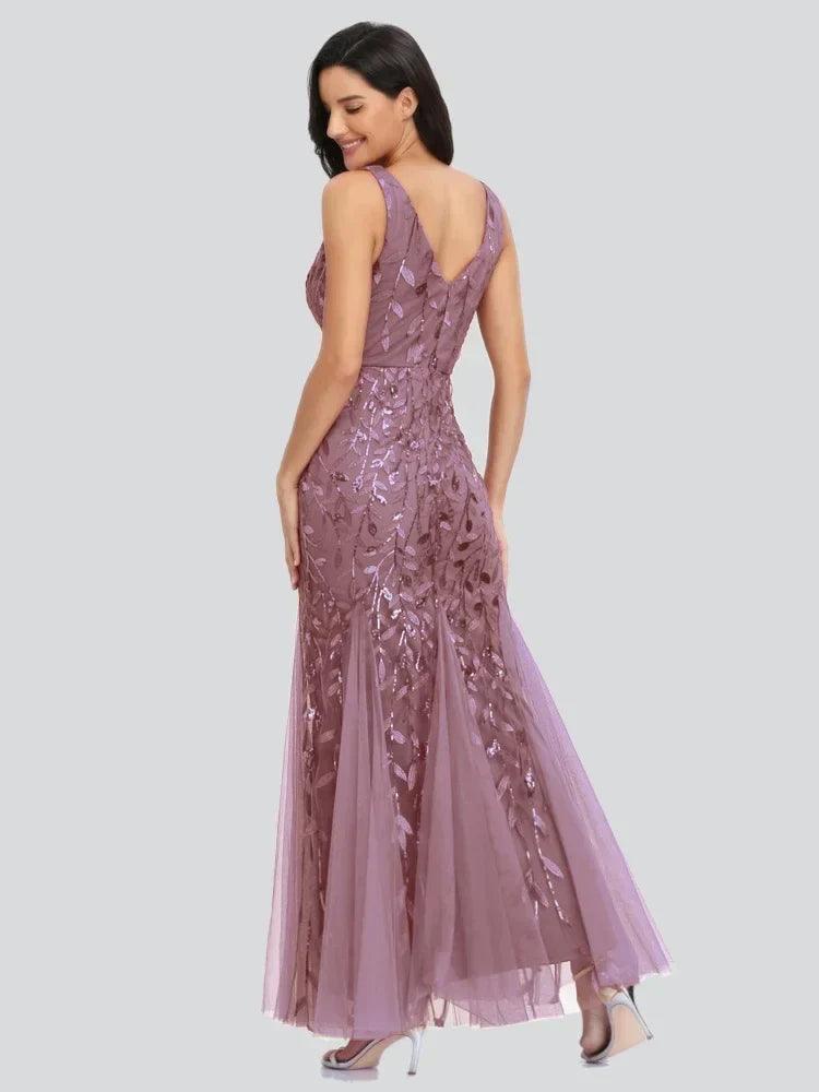 Athena Women's Evening Prom Gown with Sequin Details Rebooters Maxi Women's Dresses