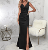 Kamiyah Women's Evening Gown with High Slit Design - Rebooters -Women's Dresses