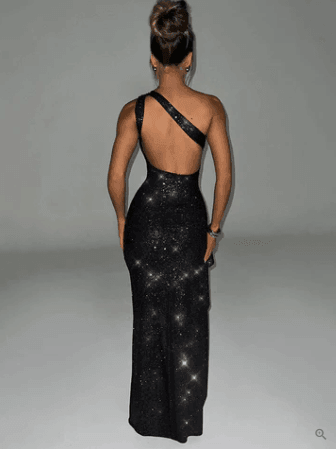 Aubrielle Women's Evening Dress with Shimmering Fabric Rebooters Maxi Women's Dresses