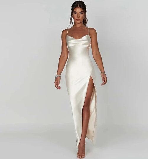 Harmoni Women's Evening Gown with Thigh-High Slit Rebooters Maxi Women's Dresses