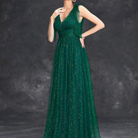 Paloma Women's Evening Gown - Glitter Embellished Design - Rebooters -Women's Dresses