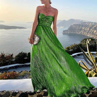 Cameron Women's Evening Gown with Neckline - Rebooters -Women's Dresses