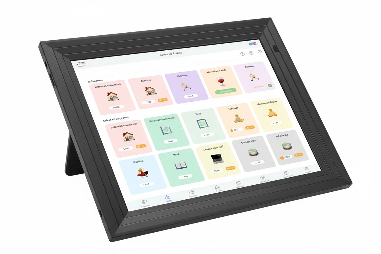Touchscreen Tablet Digital Calendar 10.1  inch & Digital Wall Calendar Display