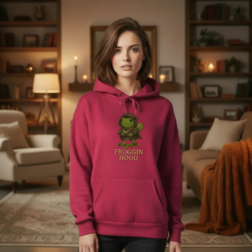 Froggin Hood Embroidered T-Shirt & Hoodie | Rebooters