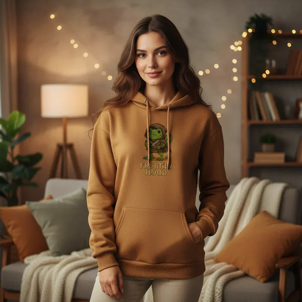 Froggin Hood Embroidered T-Shirt & Hoodie | Rebooters