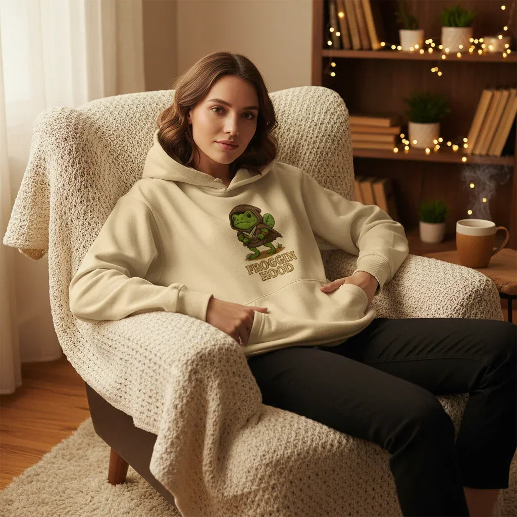 Froggin Hood Embroidered T-Shirt & Hoodie | Rebooters