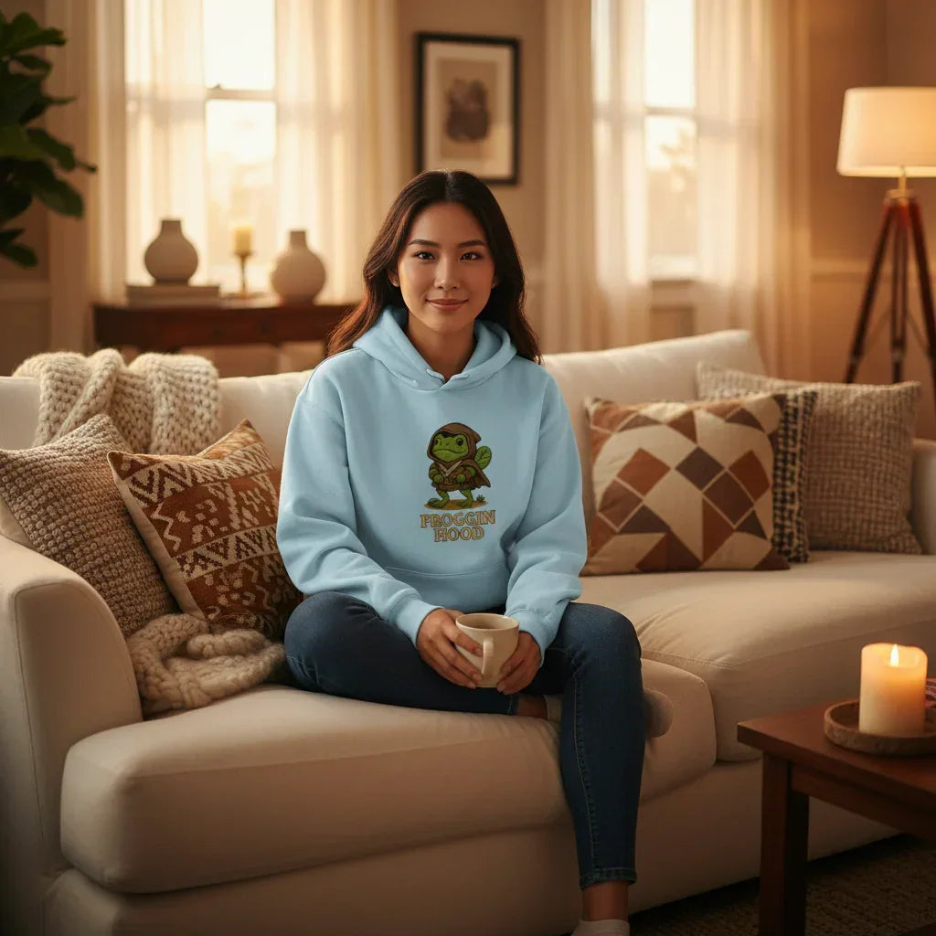 Froggin Hood Embroidered T-Shirt & Hoodie | Rebooters