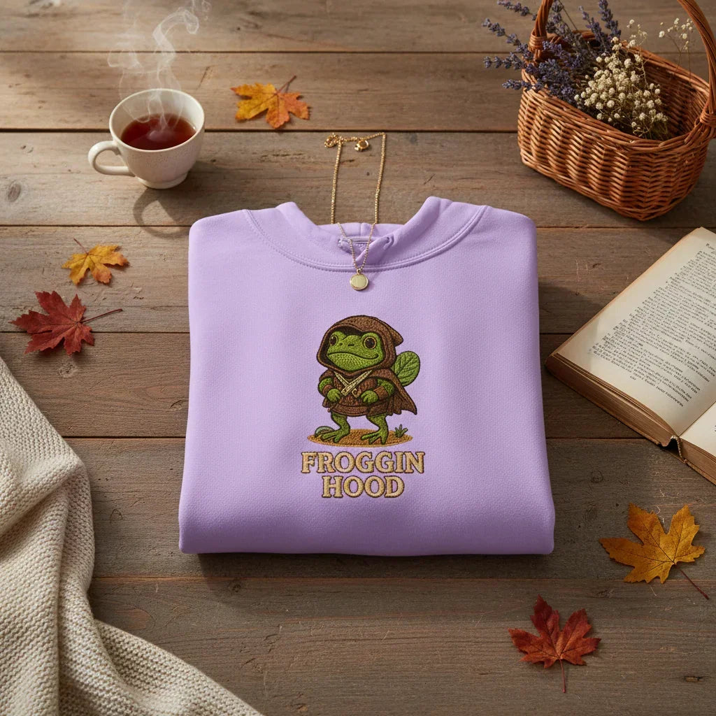 Froggin Hood Embroidered T-Shirt & Hoodie | Rebooters