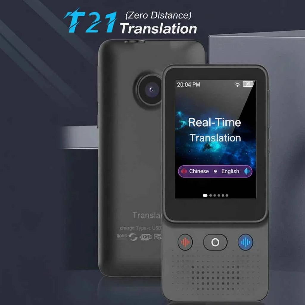 AI Translator Device Real-Time 138 Language Smart Voice Translator