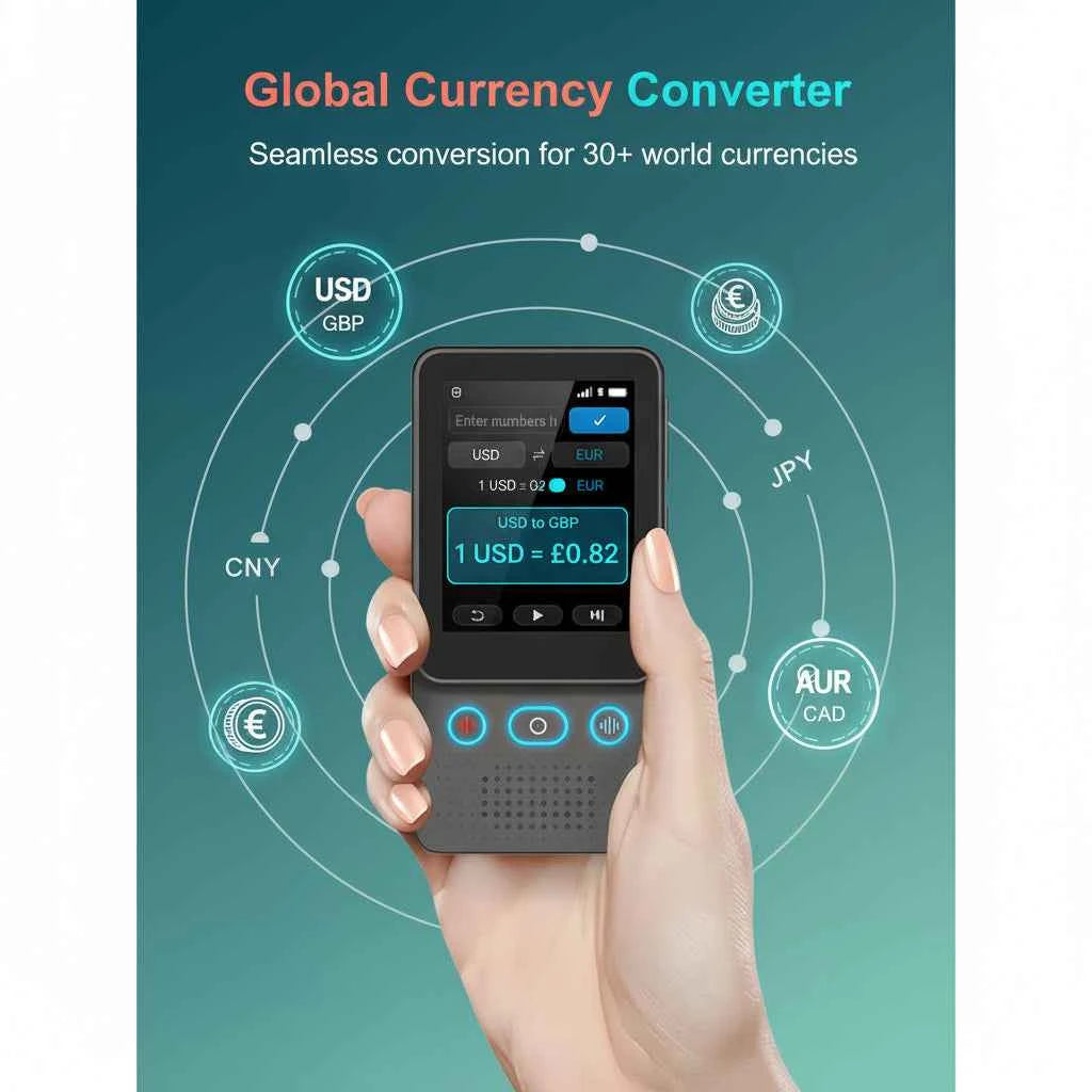 AI Translator Device Real-Time 138 Language Smart Voice Translator