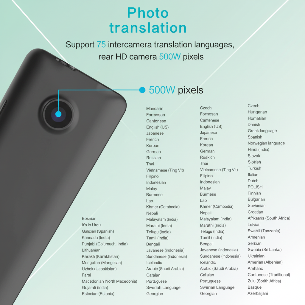 AI Translator Device Real-Time 138 Language Smart Voice Translator