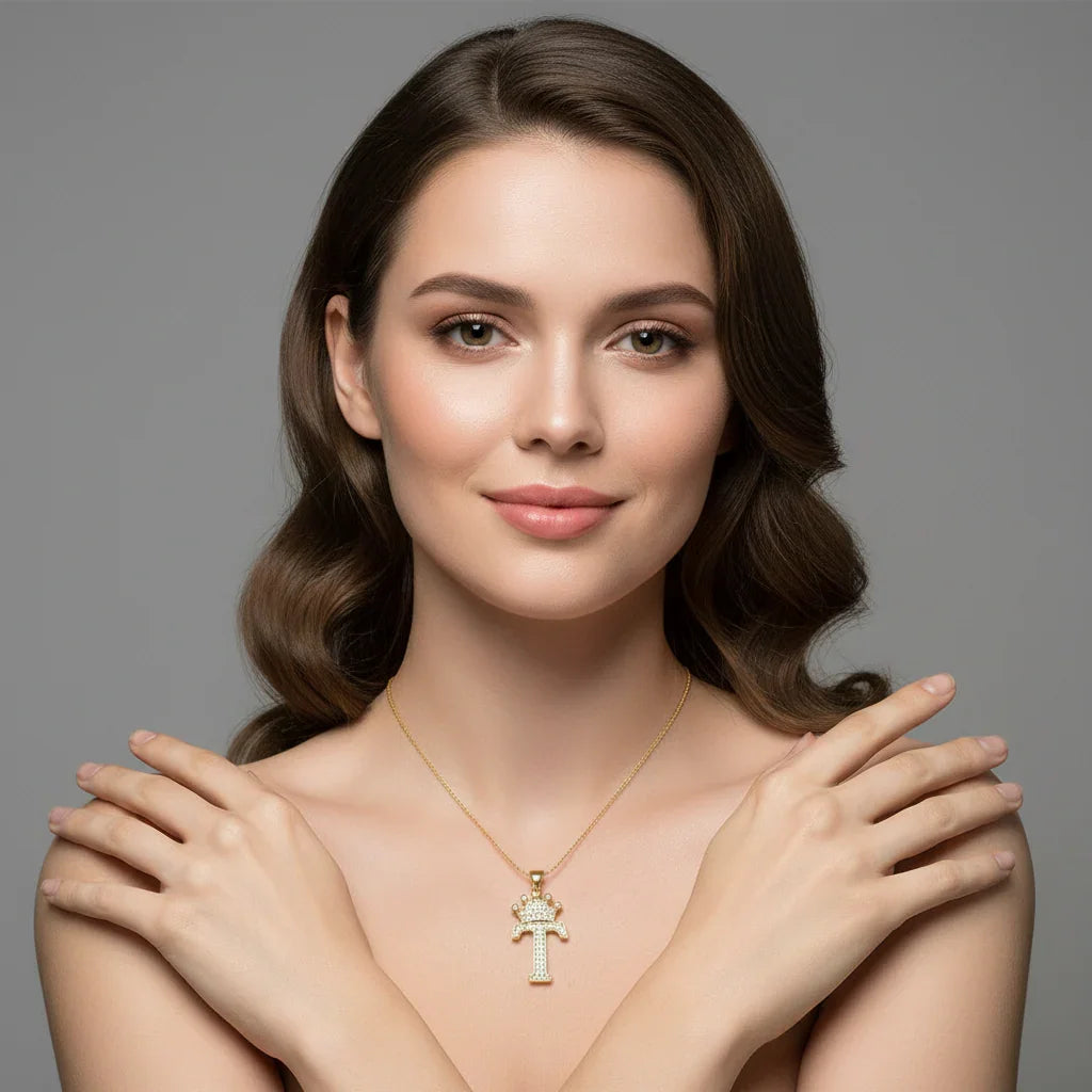 Letter Necklace A–Z, Gold Initial Necklace | Rebooters