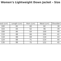 Terza Women’s Lightweight Down Jacket