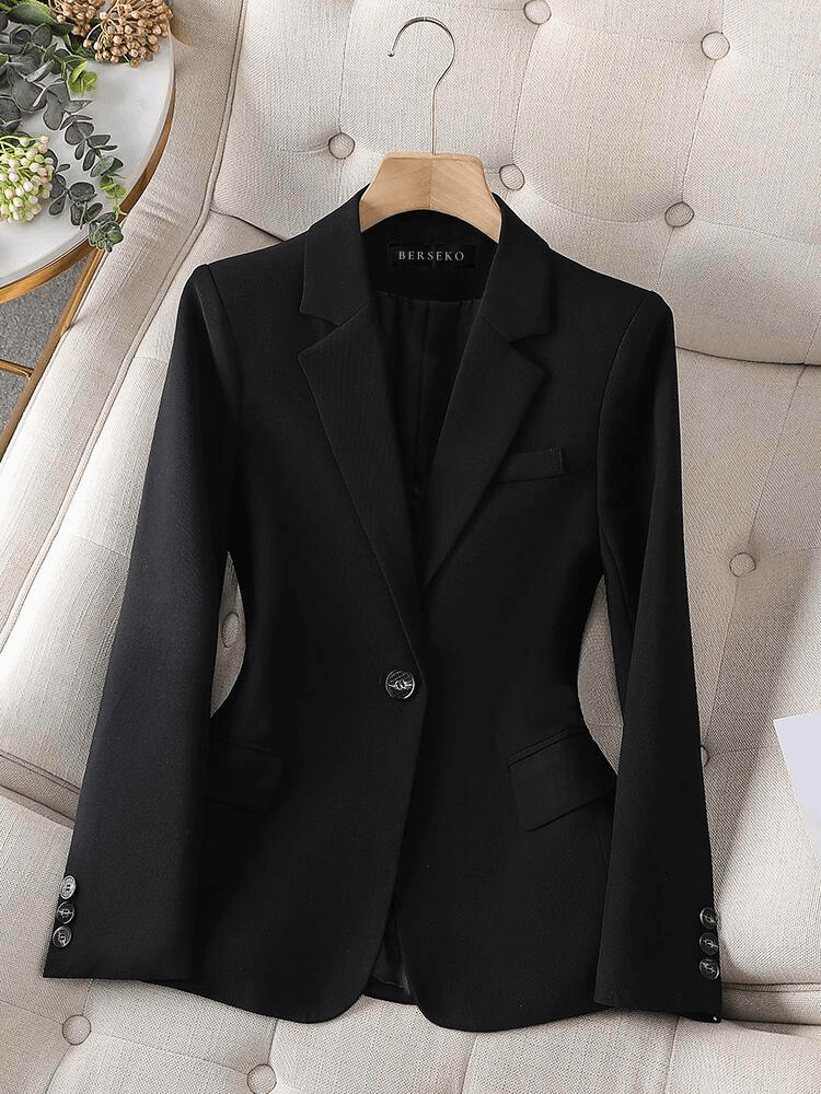 Womens Chic Tailored Blazer for Effortless Elegance Wear - Rebooters