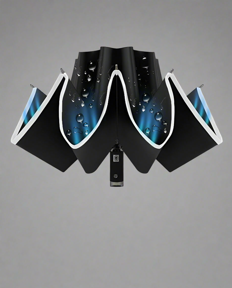 Three-fold Reflective Inverted Umbrella Windproof Auto Open/Close - Rebooters
