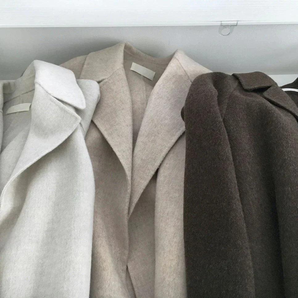 Timeless Long Winter Coat for Women Cozy Elegance - Rebooters