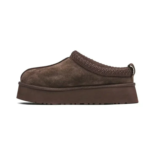 UGG Tazz Slippers – Brown, Suede Upper