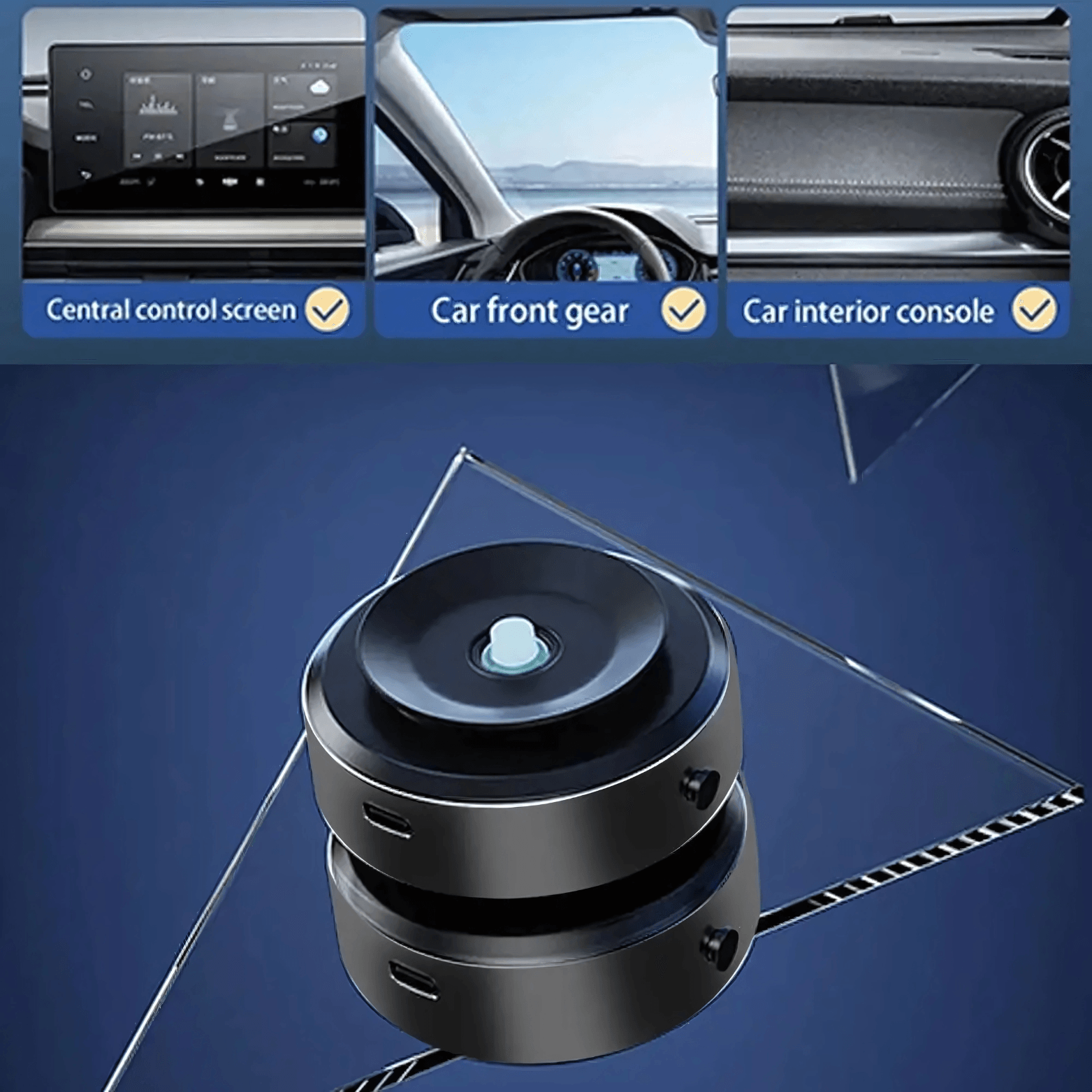 UltimateGrip 360° Magnetic Phone Mount Car Holder Secure - Rebooters